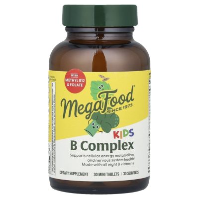 MegaFood, Kids B-complex, Комплекс витаминов группы B для детей, 30 мини таблеток