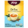 Yogi Tea, Detox, чай детокс без кофеина, 16 чайных пакетиков