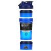 Шейкер спортивный + таблетница, Blender Bottle, Prostak, цвет синий, 651 мл (22 унции)