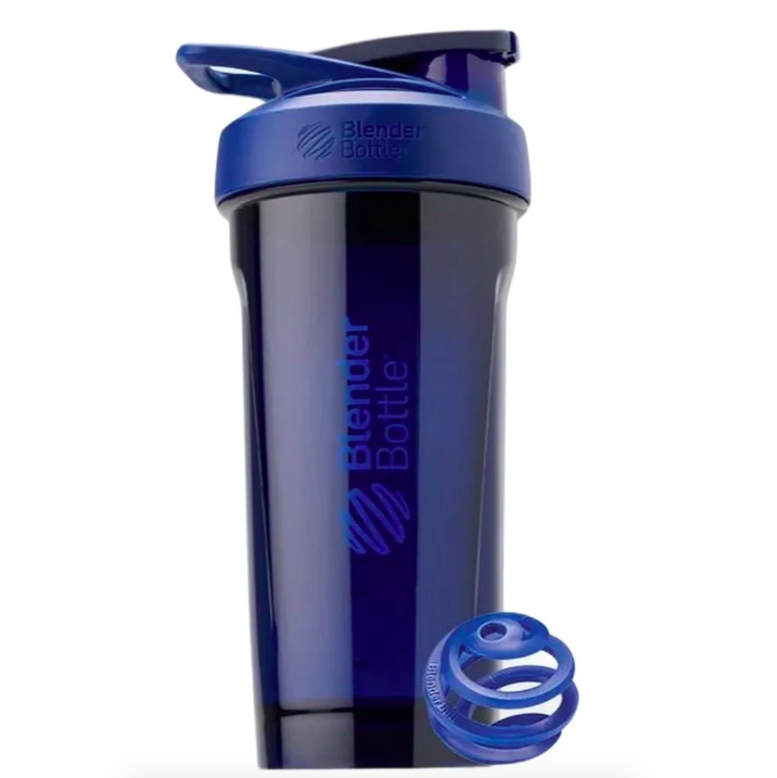 Blender Bottle, Шейкер, Tritan Sport + BlenderBall, цвет синий/синий, 828 мл