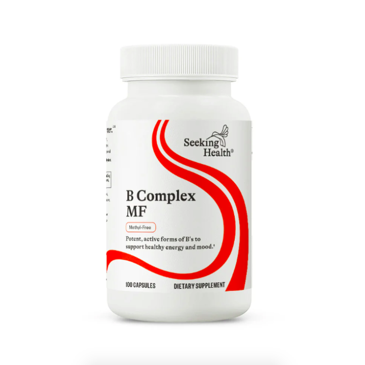 Seeking Health, B Complex MF, Комплекс витаминов группы B, без метила, 100 капсул