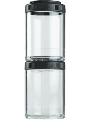 BlenderBottle, GoStak, Переносные штабелируемые контейнеры, чёрные, 2 шт.