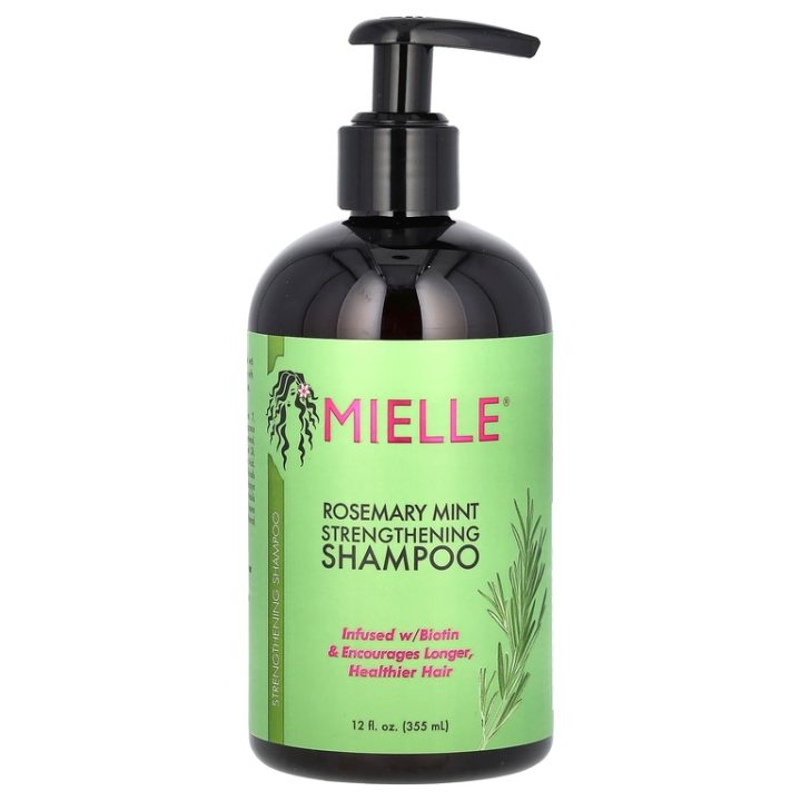 Mielle, Strengthening Shampoo, Укрепляющий шампунь, розмарин и мята, 355 мл