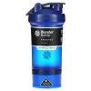 Шейкер спортивный + таблетница, Blender Bottle, Prostak, цвет синий, 651 мл (22 унции)