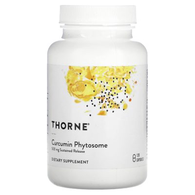 Thorne, фитосомы куркумина, Curcumin Phytosome, 500 мг, 120 капсул