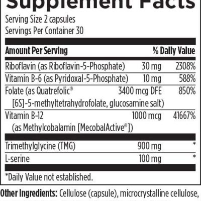Designs for Health, Homocysteine Supreme, B-комплекс, поддержка гомоцистеина, 60 кап