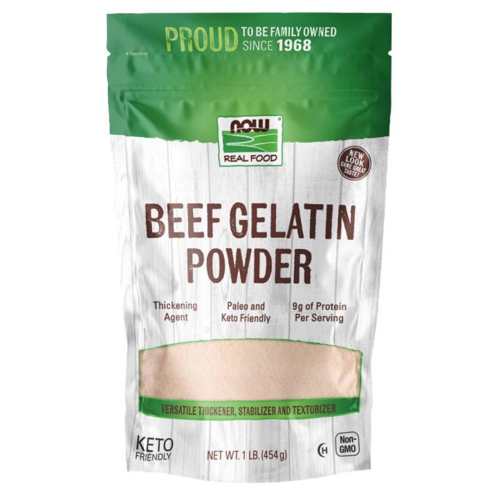 Now Foods, Желатин в порошке, Beef Gelatin Powder, 454 г