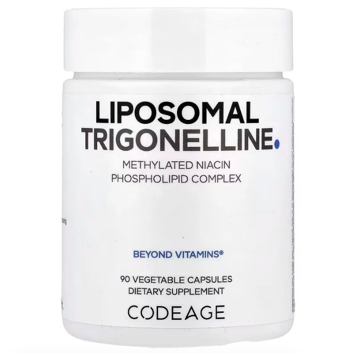 Codeage, Липосомальный тригонеллин, Liposomal Trigonelline, 90 растительных капсул