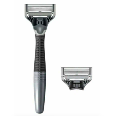 Harry's The Truman Charcoal + 2 Blades, Бритвенный станок с 2 кассетами и 5 лезвиями