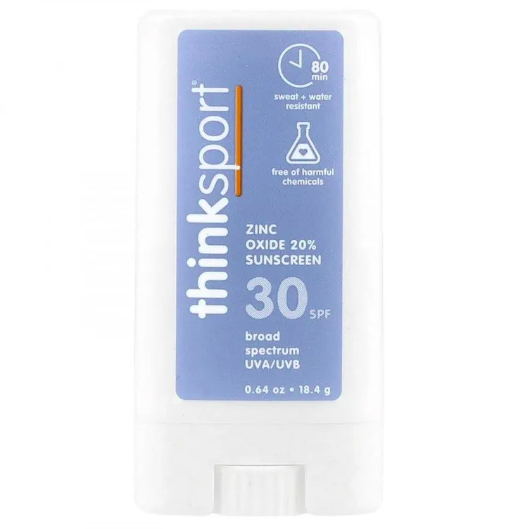 Think, Thinksport, Солнцезащитное средство-стик, фактор защиты SPF 30+, 18,4г.