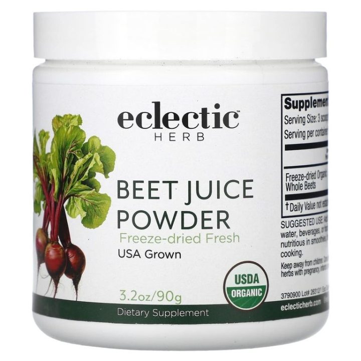 Eclectic Herb, Beet Juice Powder, порошок из сока свеклы, 90 г