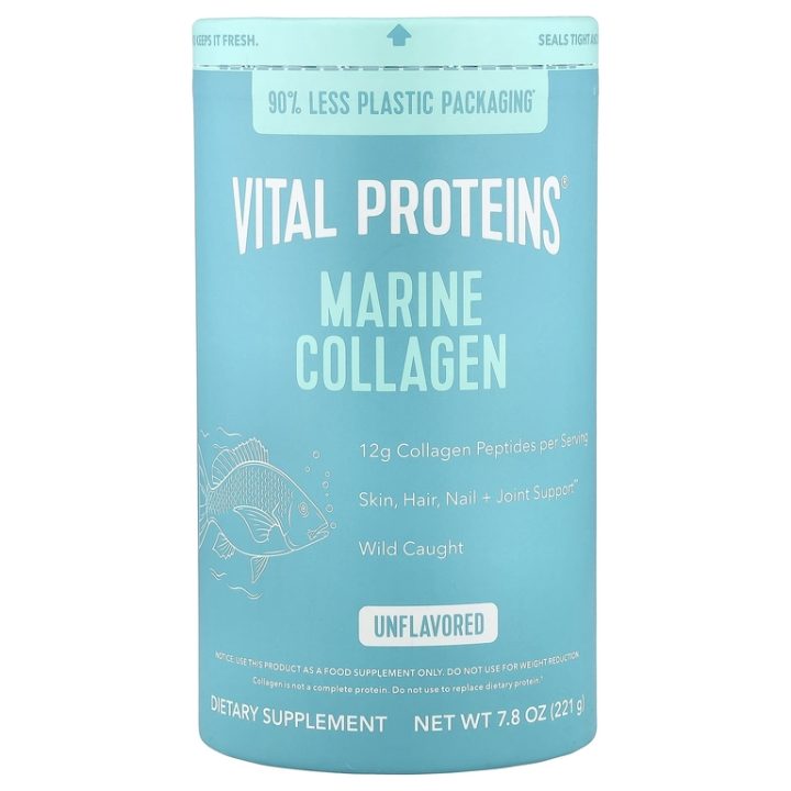 Vital Proteins, Marine Collagen, Морской коллаген, Без ароматизаторов, 221 г