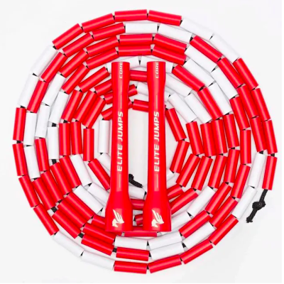 Elite Jumps cкакалка бисерная для трюков Core Beaded Jump Rope Candy Cane