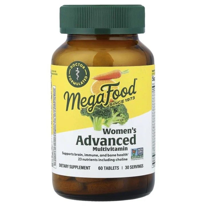 MegaFood, Womens Advanced, мультивитаминный комплекс для женщин, 60 таблеток