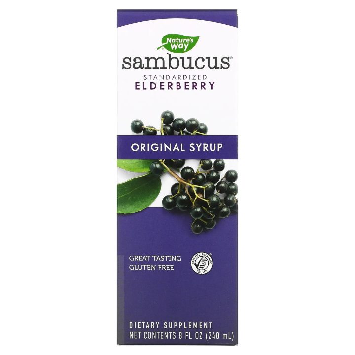Nature's Way, Sambucus, экстракт бузины, 6400мг, 240 мл