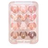 COLORGRAM, Pin Point, Палитра теней для век, 01 Персик/Коралл, 9,9 г