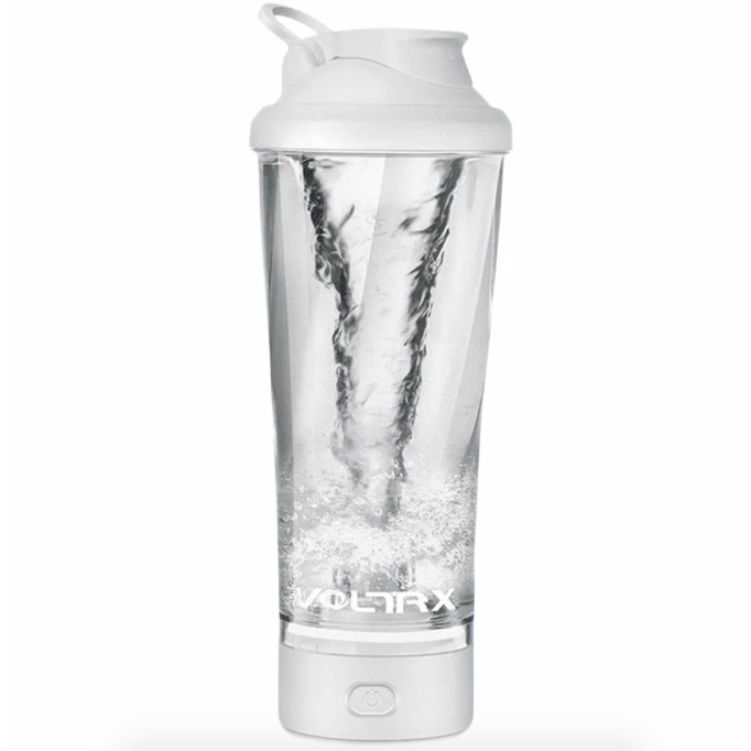 VOLTRX, VortexBoost Electric Shaker Bottle, Электрический шейкер, белый, 700 мл