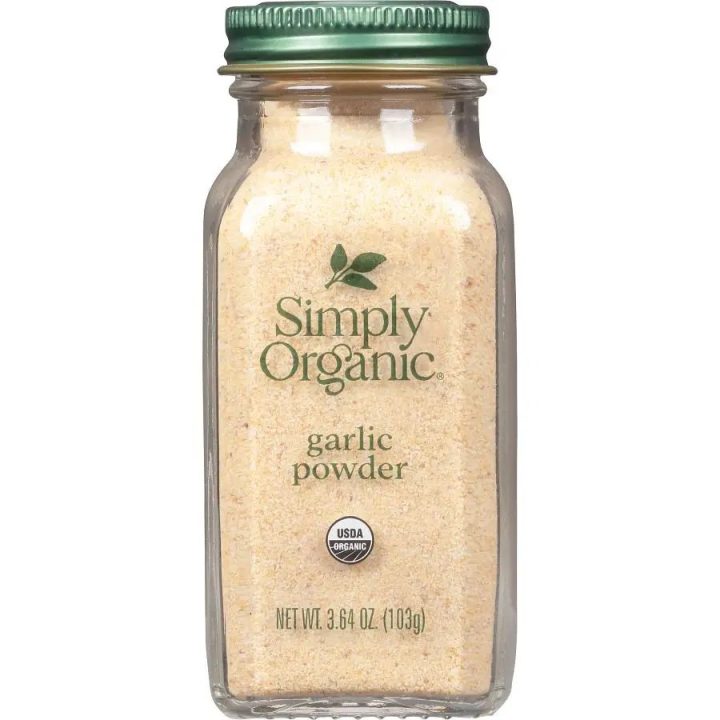 Simply Organic, Чесночный порошок, Garlic powder, 103 гр