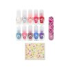 SuncoatGirl, Nail Polish Kit, Набор лаков для ногтей на вод. основе+пилочка/наклейки, 12 шт.