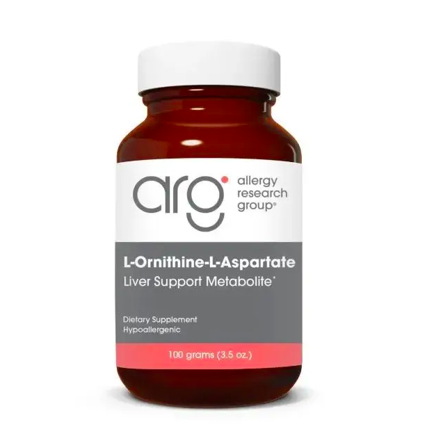 Allergy Research, L-орнитин-L-аспартат, метаболит для поддержки печени, 100 г