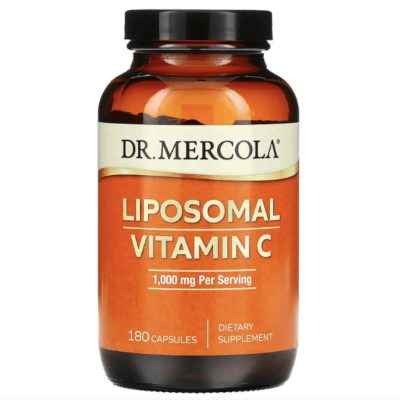 Dr. Mercola, Липосомальный витамин С, 500мг, 180 капсул