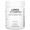 CodeAge, Витамины для поддержания здоровья легких, Lungs Vitamins+, 90 капс - срок до 08/26