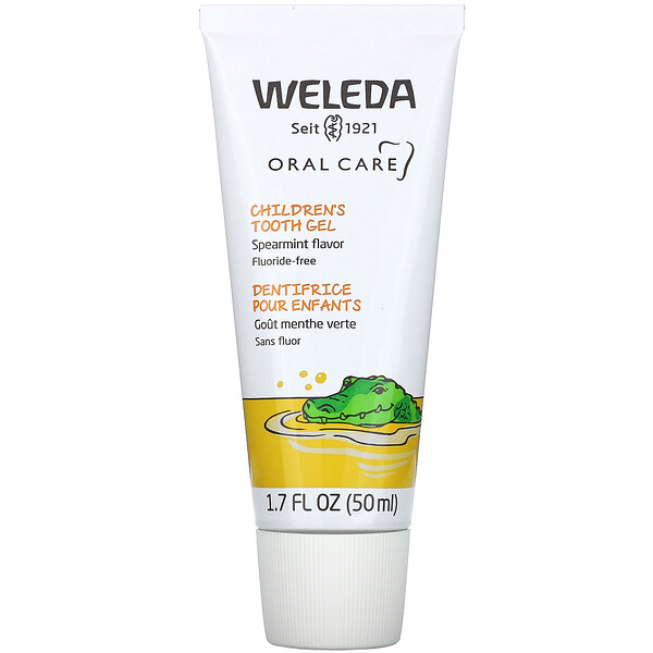 Weleda, детская зубная гель-паста, вкус мятный, 50 мл