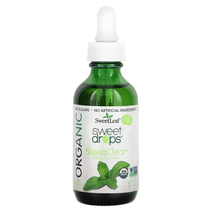 Wisdom Natural, Органическая стевия, Organic Sweet Drops Stevia, подсластитель, 60 мл