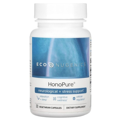 Econugenics, HonoPure, для поддержки нервной системы и борьбы со стрессом, 30 капсул