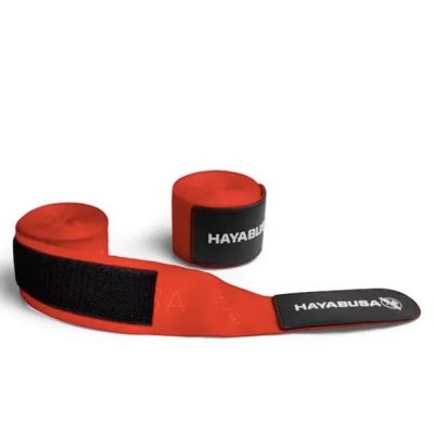 Hayabusa, Deluxe Hand Wraps, Бинты боксерские, красный цвет