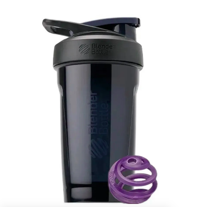 BlenderBottle, Шейкер спортивный, Tritan Sport (Nightshade) + BlenderBall (Plum), 710 мл