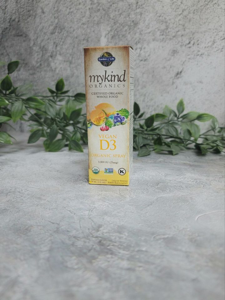 Garden of Life, MyKind Organics, спрей с витамином D3, ваниль, 25 мкг (1000 МЕ), 58 мл, ДИСКОНТ