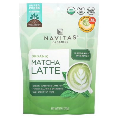 Navitas Organics, Organic Matcha Latte, Органический латте матча, 315 г