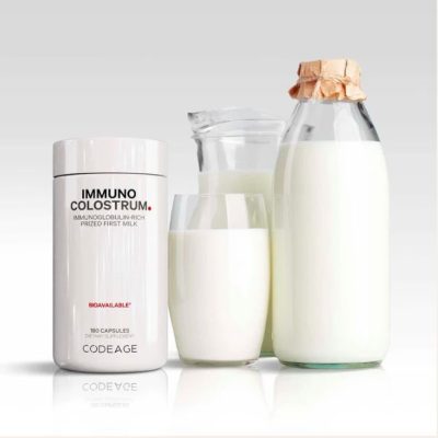 Codeage, Immuno Colostrum, Молозиво, поддержка иммунитета, 180 капсул