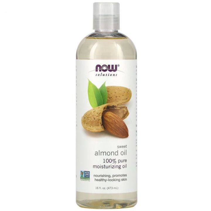 Now Foods, Масло миндальное для тела, увлажняющее, Almond Oil Sweet, 473 мл