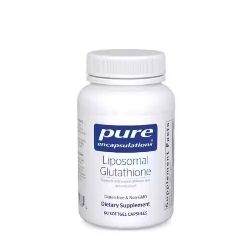 Pure Encapsulations, Липосомальный Глутатион, поддержка печени и детоксикация, 60 капсул