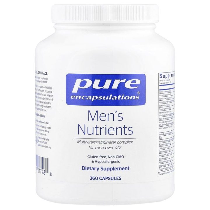 Pure Encapsulations, Мультивитаминный комплекс для мужчин 40+, 360 капсул