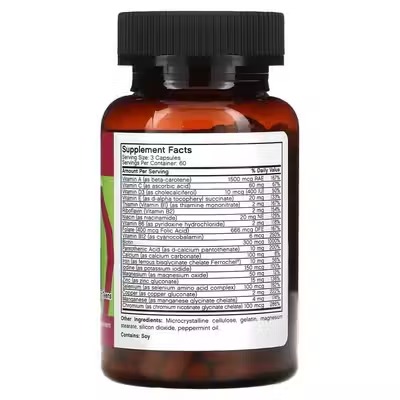 Futurebiotics, M.V. Teen, Мультивитамины для подростков, 180 капсул