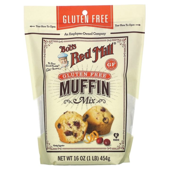 Bobs Red Mill, Смесь для маффинов, Muffin mix, без глютена, 454 г