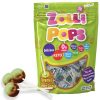 Zollipops, Леденцы "Чистые зубы" на палочке, без сахара, зеленое яблоко с карамелью, 23-25 леденца