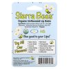 Sierra Bees, набор органических бальзамов для губ, без вкуса, 4 штуки