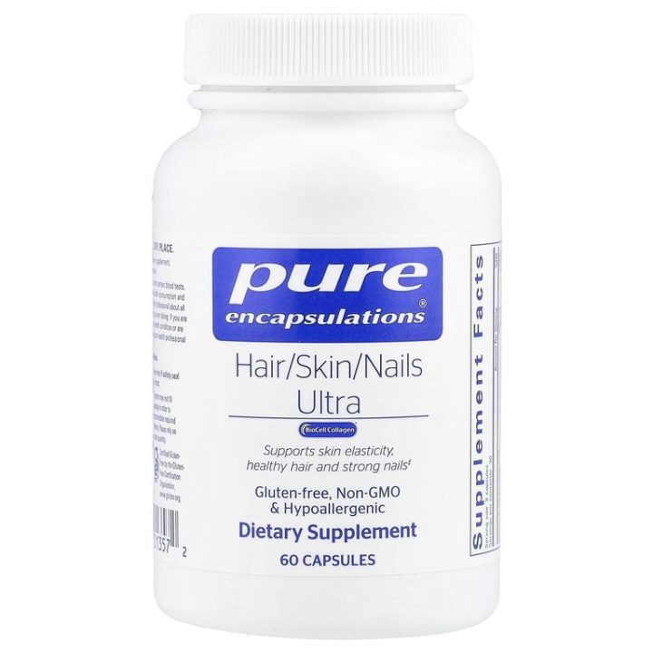 Pure encapsulations, Ультра комплекс для волос, кожи, ногтей, Hair/Skin/Nails ultra, 60 капсул