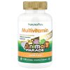 NaturesPlus, Мультивитамины для детей Animal Parade Gold, со вкусом апельсина, 120 таблеток в форме животных