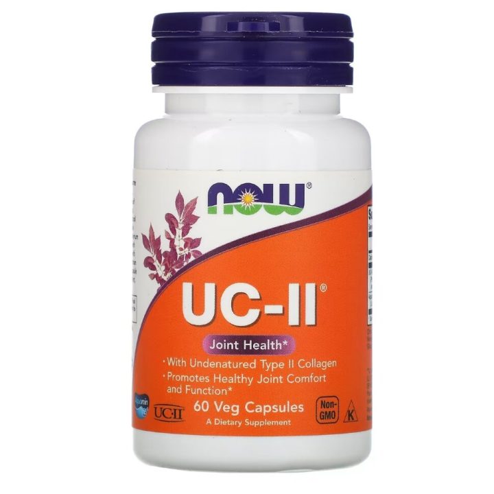 NOW Foods, UC-II, коллаген II типа для здоровья суставов, 60 капсул