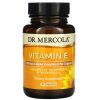 Dr. Mercola, Vitamin E, Витамин E, 30 капсул