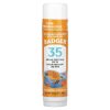 Badger, стик для лица и губ, SPF 35, солнцезащитное средство для детей, мандарин и ваниль, 18,4 г