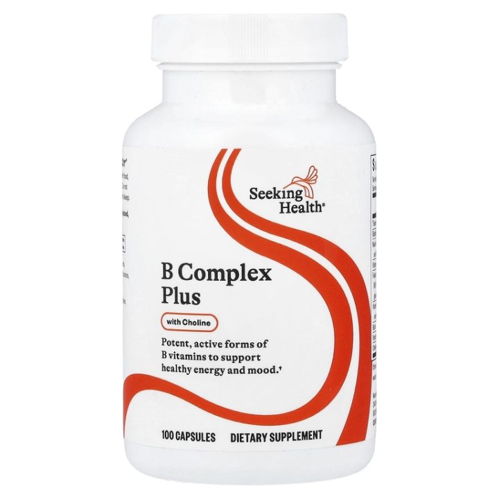 Seeking Health, B Complex Plus, Комплекс витаминов группы B, 100 капсул