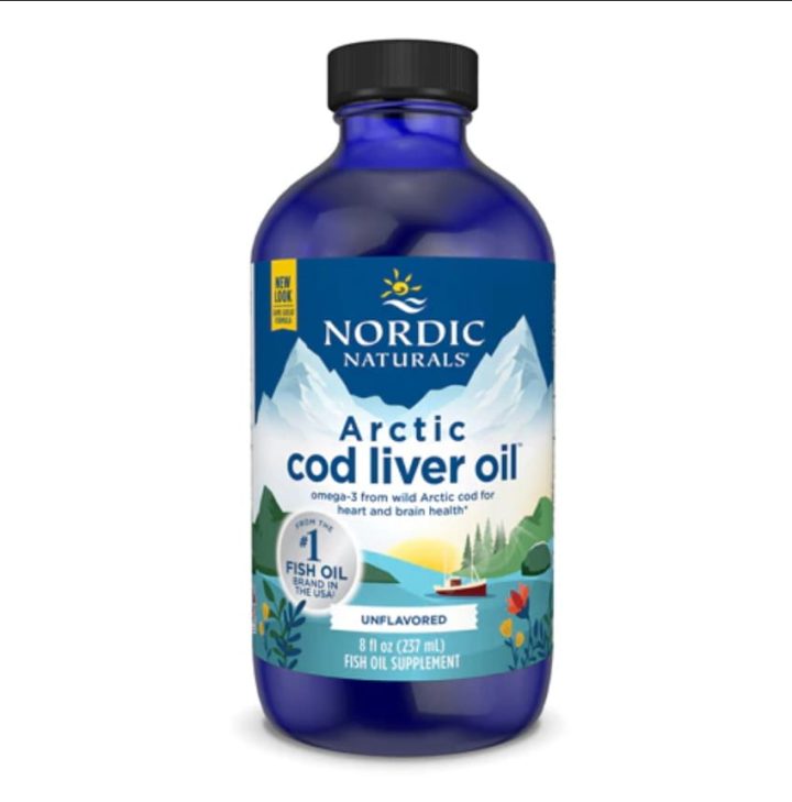 Nordic Naturals, Cod Liver Oil, Жир печени арктической трески, 237 мл