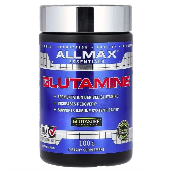 ALLMAX, Glutamine, Глютамин, без добавок, 100 г