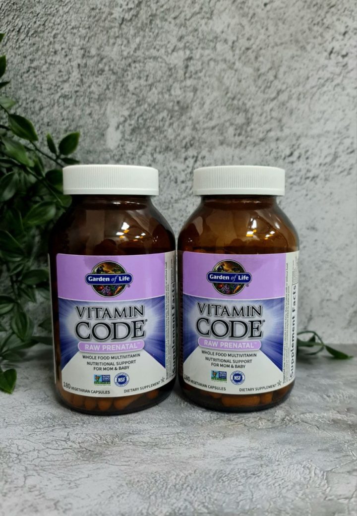 Vitamin Code, мультивитамины для беременных RAW Prenatal, 180 капсул, Garden of Life